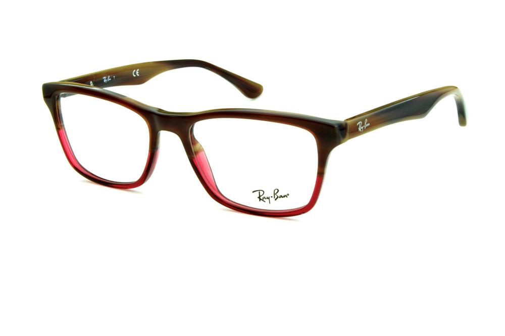 Óculos Ray-Ban RB5279 Wayfarer caramelo mesclado degradê vermelho