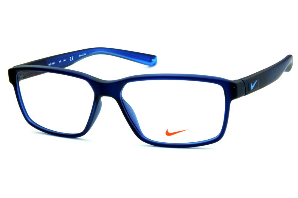 Óculos Nike 7092 Live Free azul fosco azul degradê nas hastes