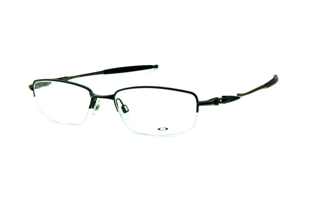 Óculos Oakley OX3129 Polished Black metal preto fio de nylon