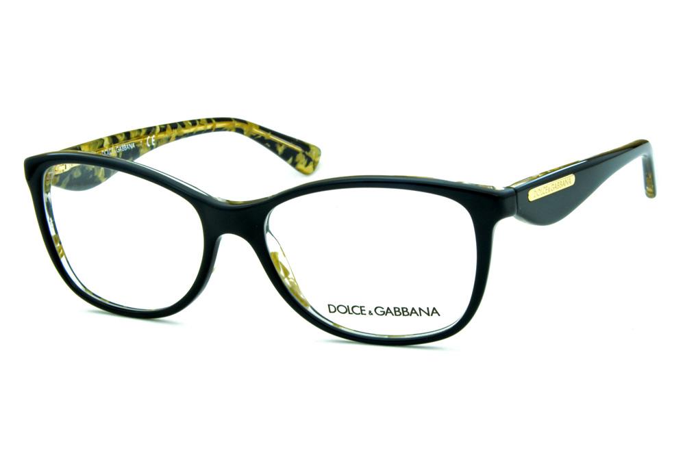 Óculos Dolce & Gabbana DG3174 Preto mesclado interno