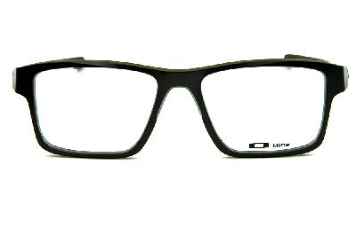 Óculos Oakley OX 8040 Chamfer 2.0 Acetato Preto com ponteiras emborrachadas