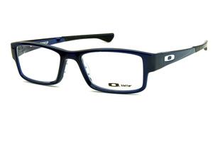 Óculos de grau Oakley Airdrop acetato azul com ponteiras emborrachadas masculino