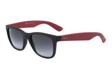 Óculos de Sol Ray-Ban 4219 acetato preto com haste vermelha