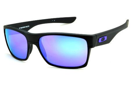 Óculos de sol Oakley OO 9189 Twoface preto com lente roxa