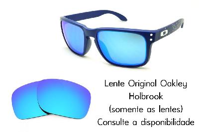 Lente Azul Iridium Original Oakley Holbrook OO 9102 82 55