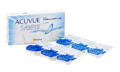 Lente de contato esférico -2,00 Acuvue Oasys Hydraclear PLUS kit com 6 lentes