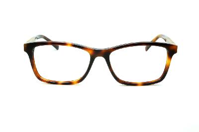 Óculos Ana Hickmann AH 6234 demi tartaruga efeito onça com haste giratória dourada/marrom