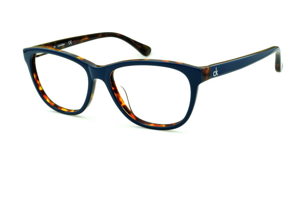 Óculos Calvin Klein CK 5841 Azul Marinho efeito onça