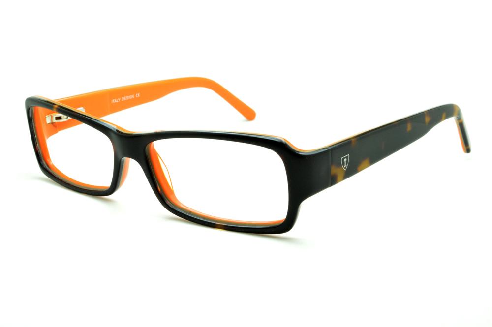 Óculos Ilusion BC8049 demi tartaruga efeito onça e laranja