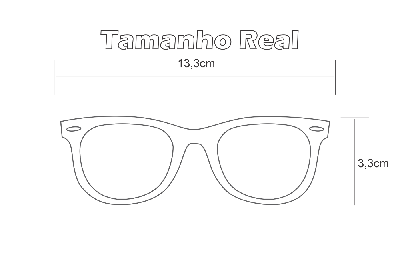 Óculos Ilusion fio de nylon quadrado chumbo marrom com haste flexível de mola