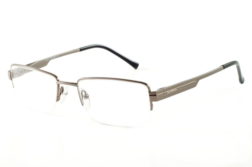 Óculos Ilusion FD608 fio de nylon quadrado chumbo marrom