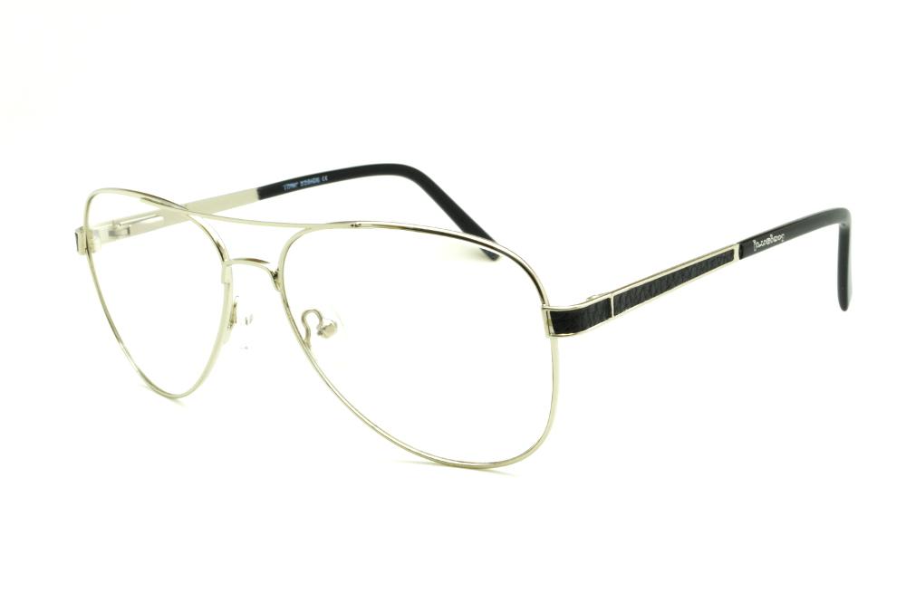 Óculos Ilusion J00538 Aviador metal dourado haste preta