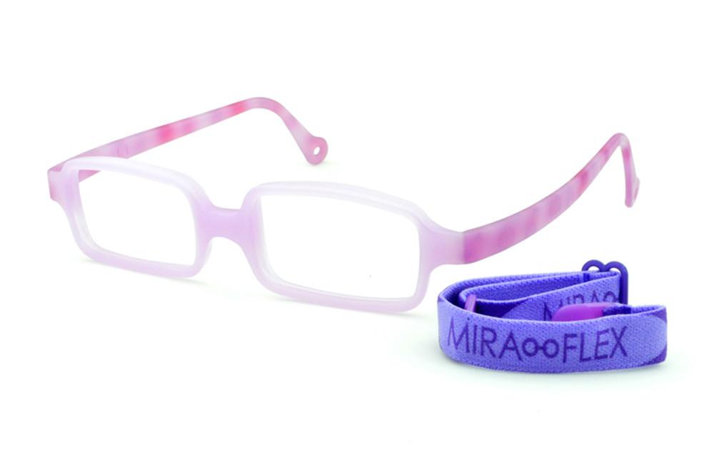 Óculos Miraflex Siliconado INQUEBRÁVEL New Baby 3 Lilás para menina