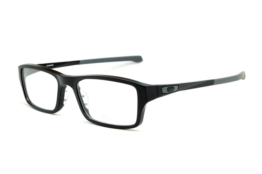 Óculos Oakley OX8039 Chamfer preto e cinza masculino