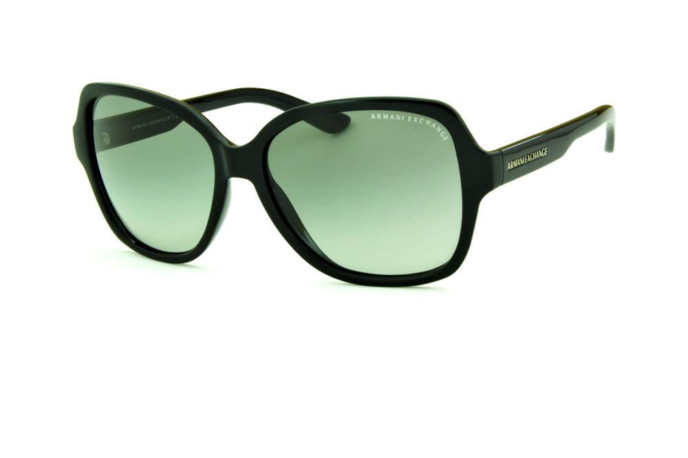 Óculos de Sol Armani Exchange AX 4029S preto lente cinza degradê