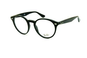 Óculos de grau Ray-Ban RB 2180 preto redondo armação acetato