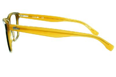 Óculos Lacoste L2769 Preto com caramelo interno e nas hastes