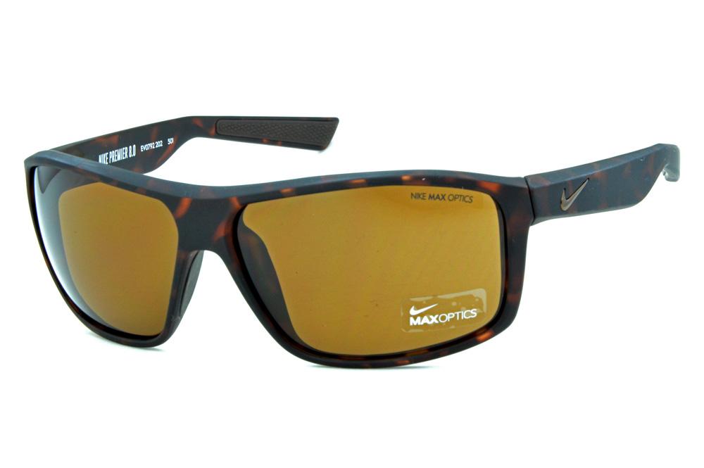 Óculos de Sol Nike Premier 8.0 EV0792 Marrom tartaruga efeito onça