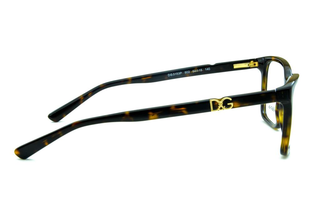 Óculos Dolce & Gabbana em acetato demi tartaruga efeito onça para mulheres