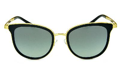 Óculos de Sol Michael Kors MK 1010 Adrianna 1 Metal dourado e acetato preto