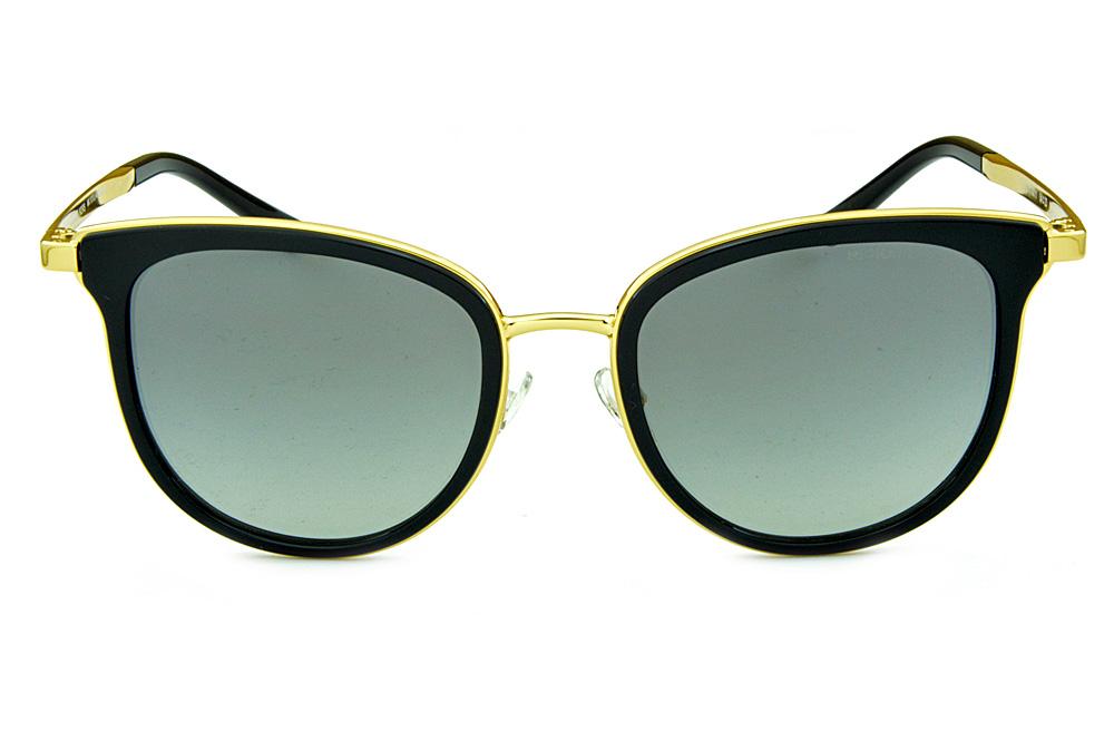 Óculos de Sol Michael Kors MK 1010 Adrianna 1 Metal dourado e acetato preto