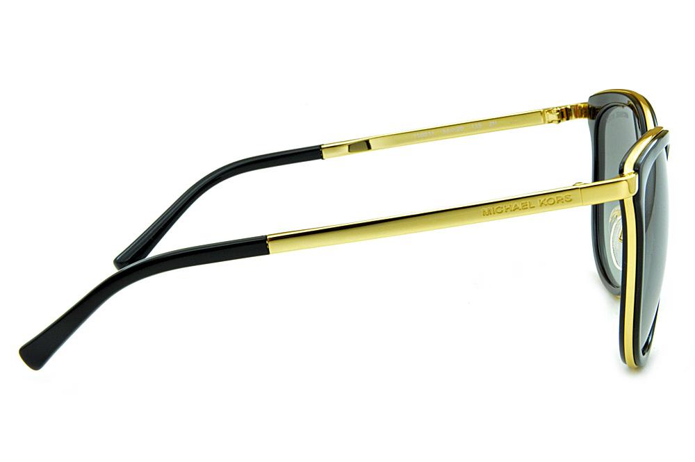 Óculos de Sol Michael Kors MK 1010 Adrianna 1 Metal dourado e acetato preto