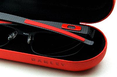 Óculos Oakley OX 5079 Carbon plate Black / Ferrari Red metal preto fosco - EDIÇÃO FERRARI
