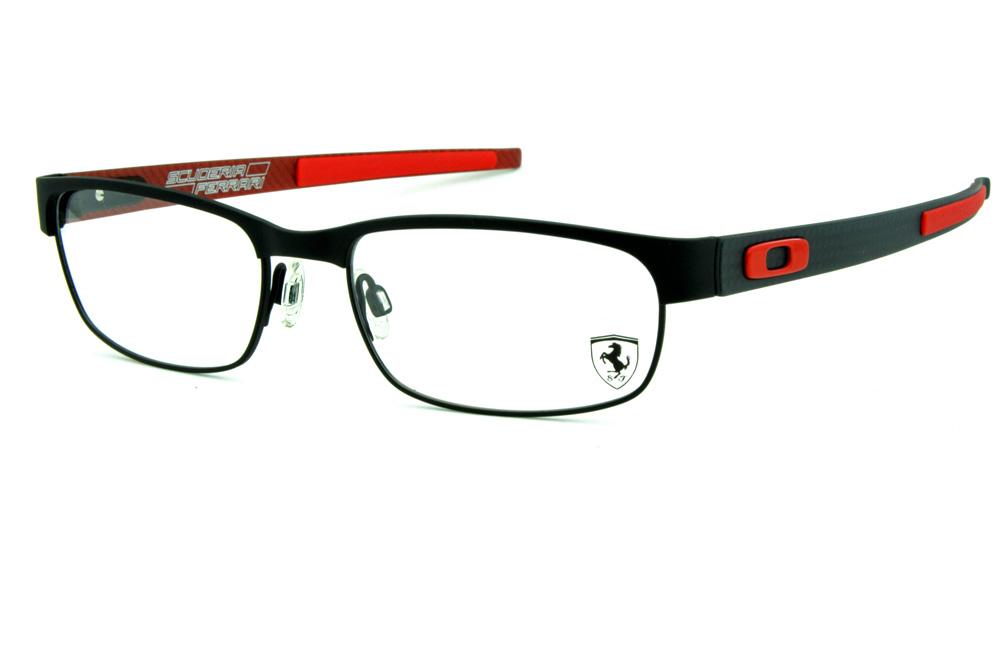 Óculos Oakley OX5079 Carbon plate metal preto fosco - EDIÇÃO FERRARI
