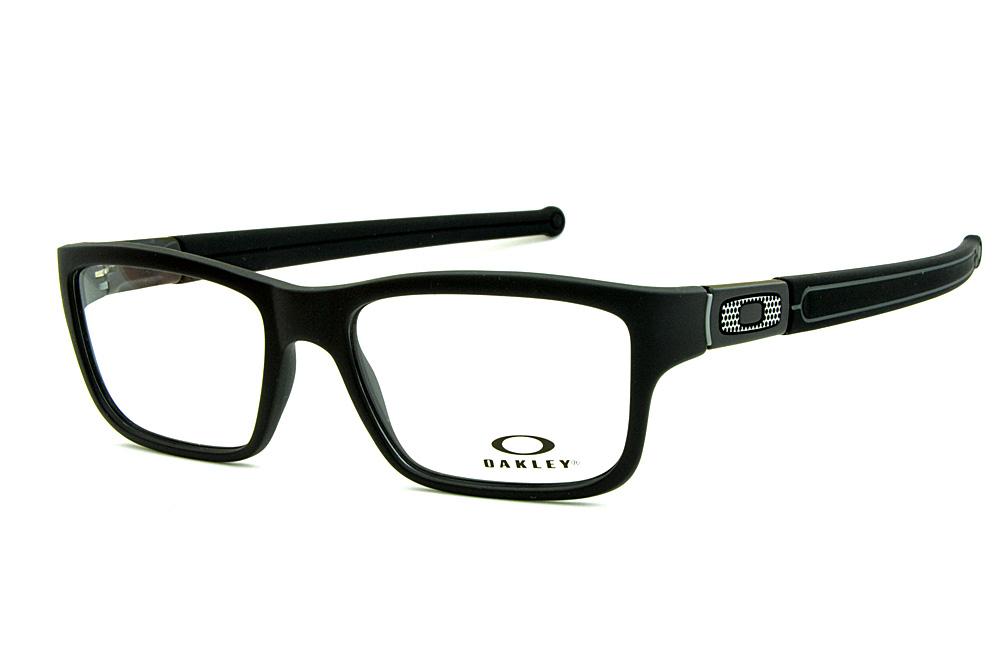 Óculos Oakley OX8034 Marshal preto e detalhe nas hastes