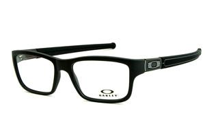 Óculos Oakley OX 8034 Marshal em acetato preto fosco com detalhe nas hastes