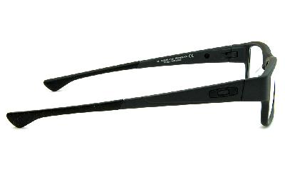 Óculos Oakley OX 8046 Airdrop Satin Black acetato preto fosco com ponteiras emborrachadas