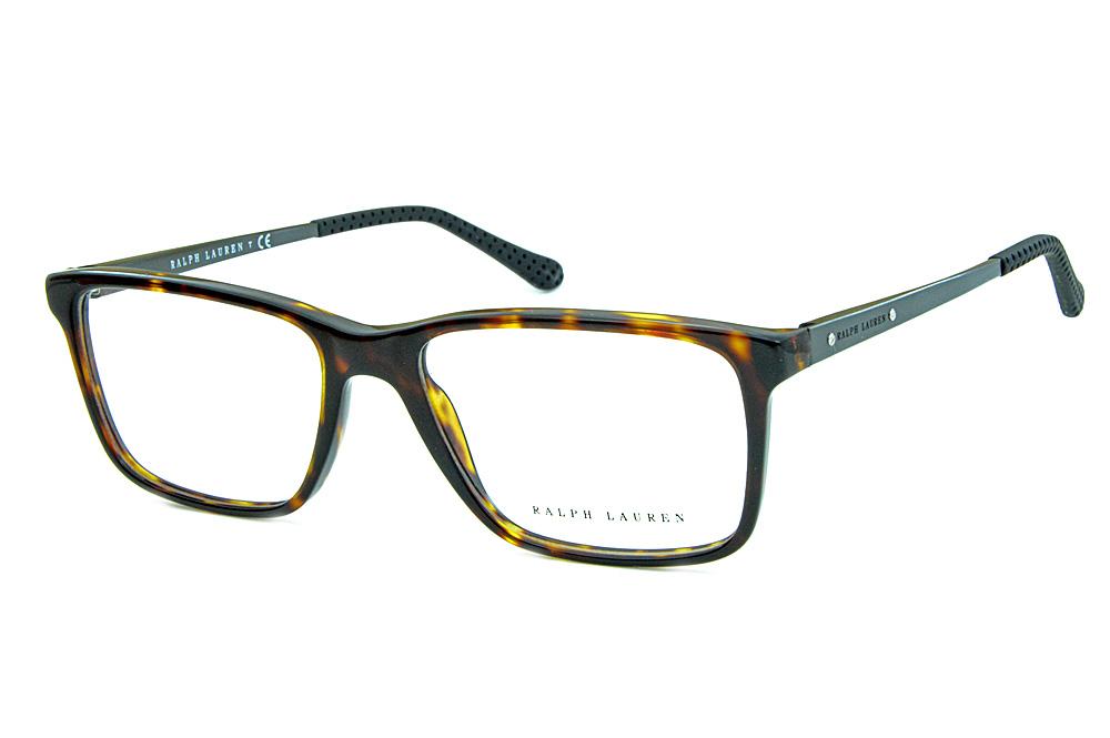 Óculos Ralph Lauren RL6133 acetato demi tartaruga e hastes em aluminio