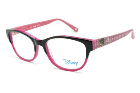 Óculos de grau infantil Disney Minnie em acetato preto e rosa pink para meninas