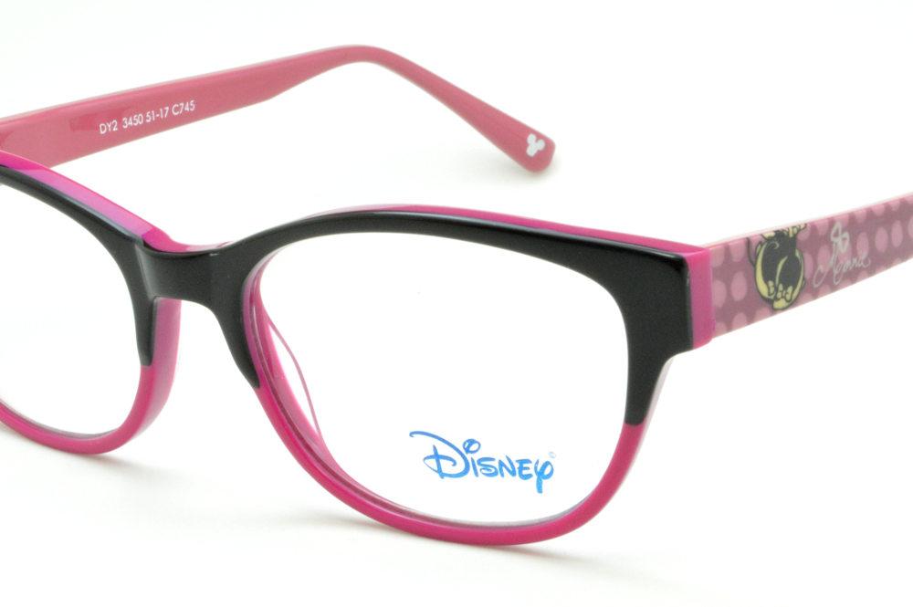 Óculos Disney Minnie preto e rosa pink feminino