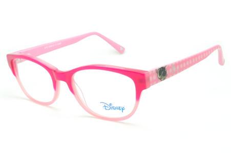 Óculos Disney de grau vermelho rosa bebê pink infantil feminino para menina formato oval em acetato