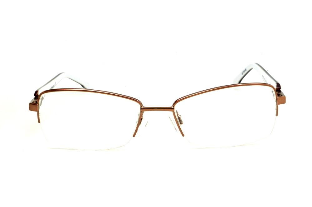 Óculos Bulget cobre em nylon com haste com estampa preta/marrom flexível de mola