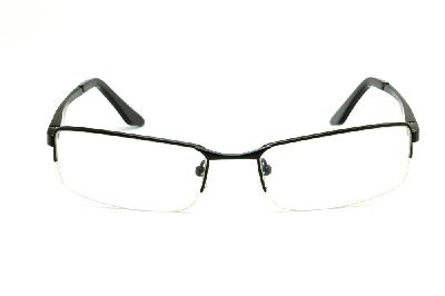 Óculos Ilusion fio de nylon preto com haste preta
