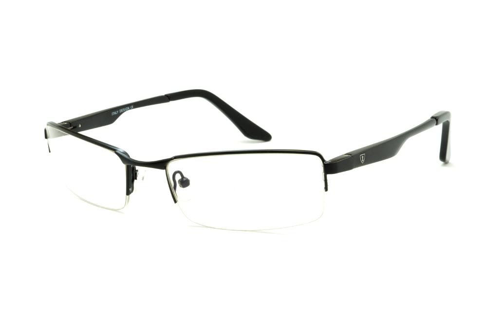 Óculos Ilusion J11598 fio de nylon preto haste preta