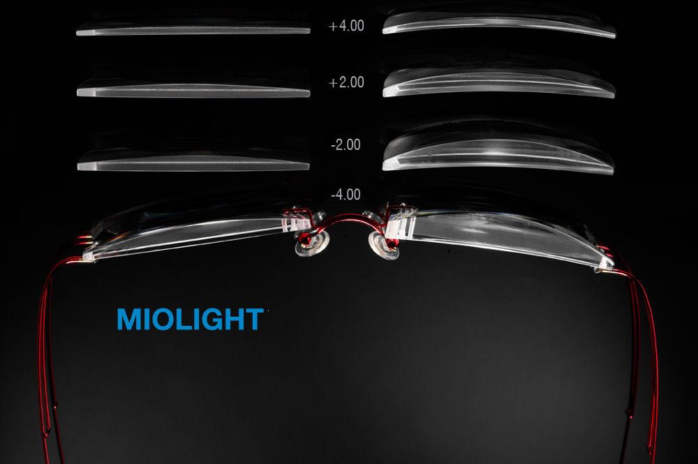 Lente Hoya MIOLIGHT 1.67 alto índice para grau alto miopia esférico 0 a -7,00 / cilíndrico 0 a -3,00