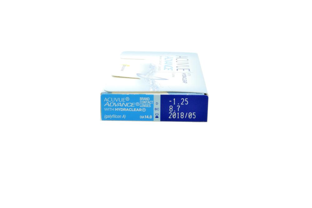 Lente de contato Acuvue Advance Hydraclear .:. esférico +4,00 kit com 6 lentes