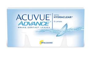 Lente de contato Acuvue Advance Hydraclear .:. kit com 6 lentes .:. grau esférico +0,50