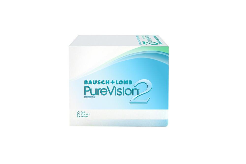Lente de contato PUREVISION 2 .:. esférico -5,00 kit com 6 lentes