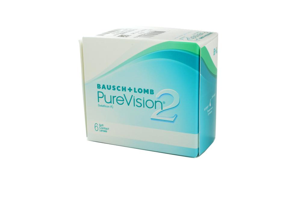 Lente de contato PUREVISION 2 .:. esférico -5,00 kit com 6 lentes