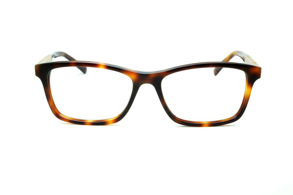 Óculos Ana Hickmann AH 6234 demi tartaruga efeito onça com haste giratória dourada/marrom