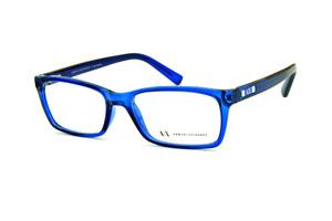 Óculos de grau Armani Exchange acetato azul royal para homens e mulheres
