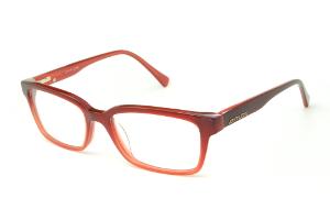 Óculos de grau Atitude em acetato vermelho queimado mesclado para mulheres