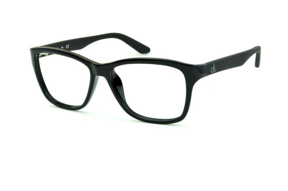 Óculos Calvin Klein CK 5827 preto brilhante haste preta fosca
