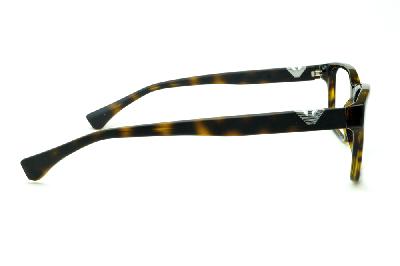 Óculos de grau Emporio Armani acetato demi tartaruga efeito onça para homens e mulheres