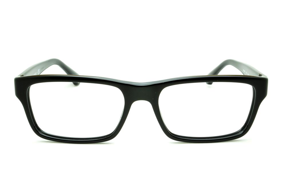 Óculos Emporio Armani EA 3050 preto em acetato