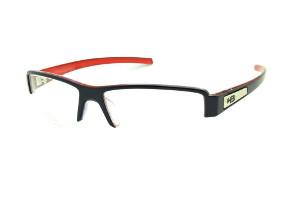 Óculos HB Blue Red - Acetato azul e vermelho com fio de nylon